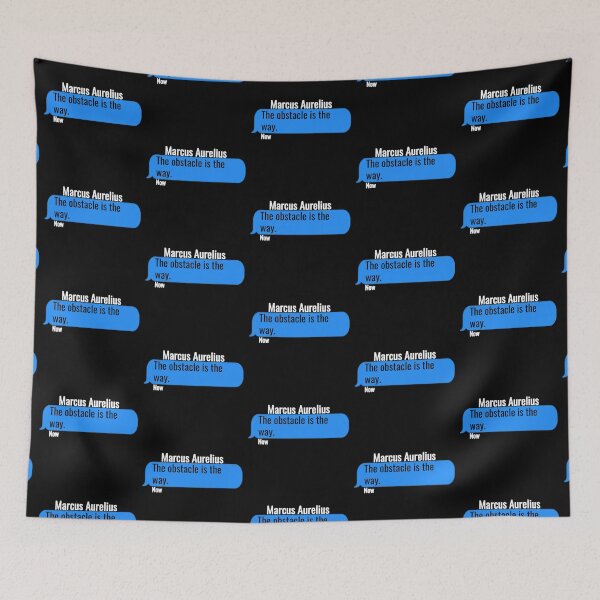 Item preview, Marcus Aurelius Quote The Obstacle is the Way | Stoic Philosophy designed and sold by StoicStreet.