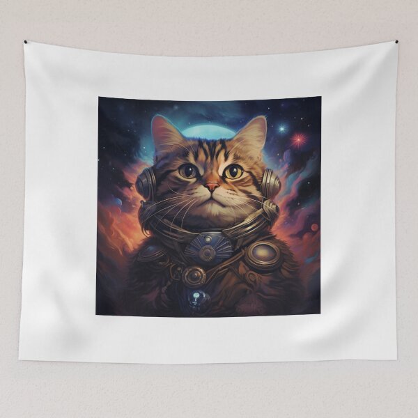 Item preview, Galacticat proud cat pattern designed and sold by SmileshareShop.