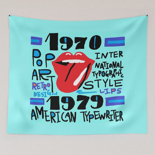 Item preview, retro typographic style, rips designed and sold by zzzozzo.