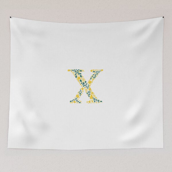 Item preview, Floral Letter X designed and sold by FoxandCrow.