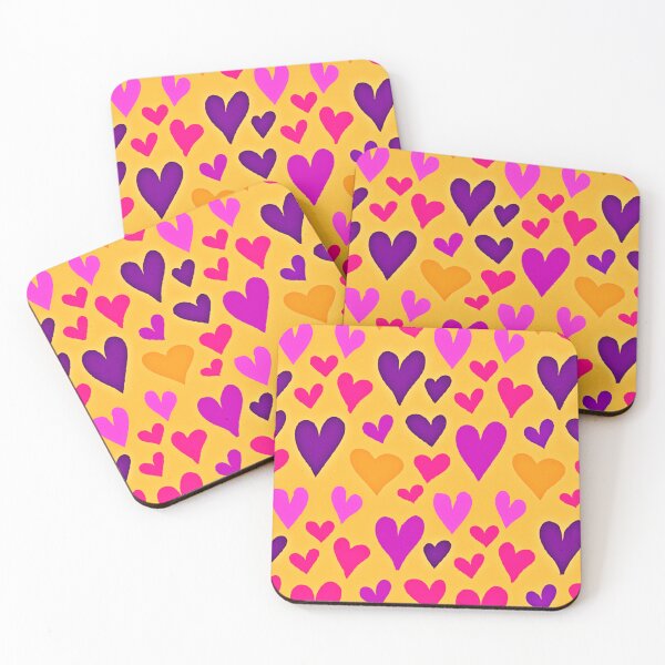 Item preview, Vibrant Heart Bliss: Love Pattern designed and sold by Health And Fitness Posts e-Store.
