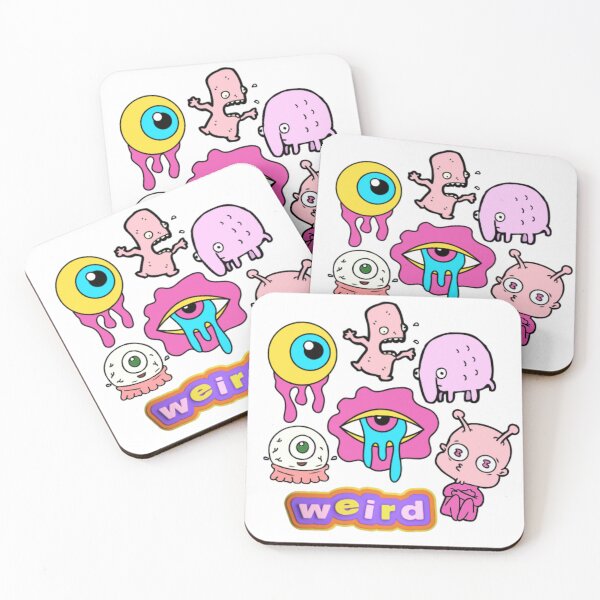 Item preview, Weirdly Wonderful Extraterrestrials - Pink Alien Invasion designed and sold by MerlaDesignHD.