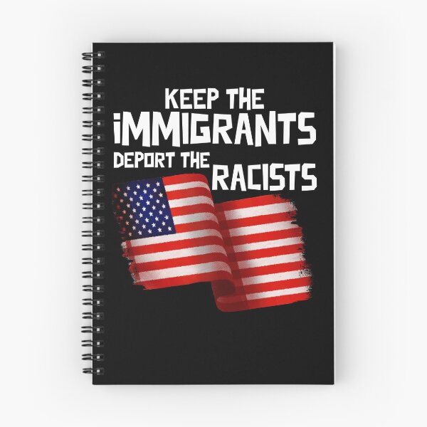 Item preview, Keep The Immigrants Deport Racists USA Flag designed and sold by sadedream.