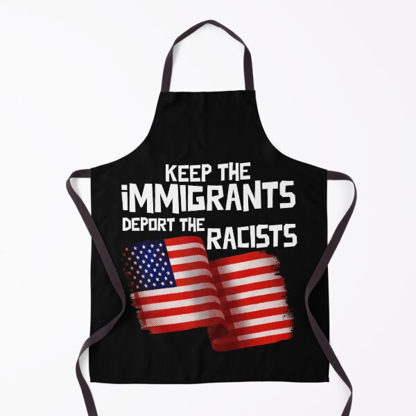 Item preview, Keep The Immigrants Deport Racists USA Flag designed and sold by sadedream.
