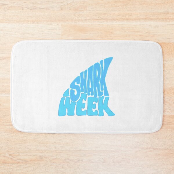 Item preview, Shark week in the shape of a shark fin beautiful shades of blue designed and sold by adesignworld.