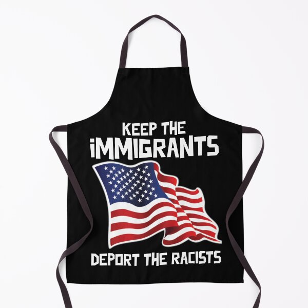 Item preview, Keep The Immigrants Deport Racists USA Flag designed and sold by sadedream.