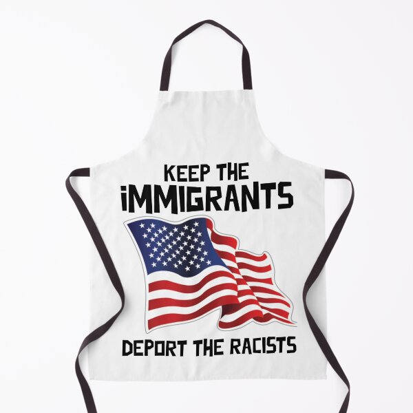 Item preview, Keep The Immigrants Deport Racists USA Flag designed and sold by sadedream.
