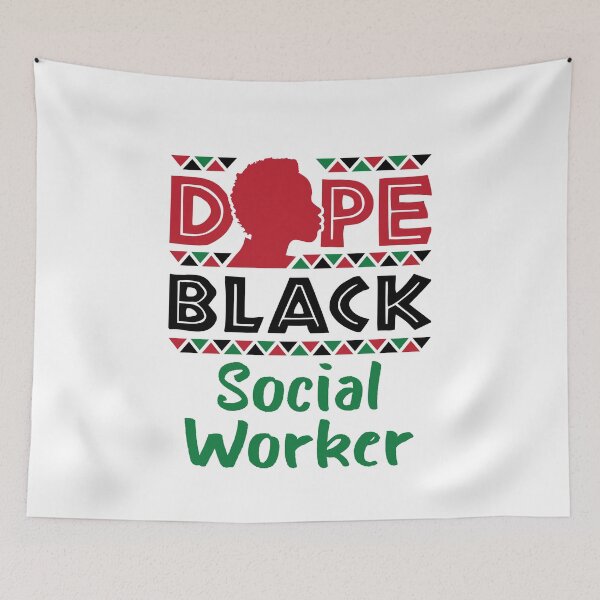 Item preview, Dope Black Social Worker designed and sold by jaygo.