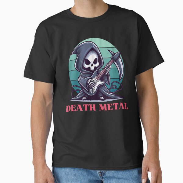 Item preview, Death Metal - Reaper Playing Guitar designed and sold by Kawaii-n-Spice.