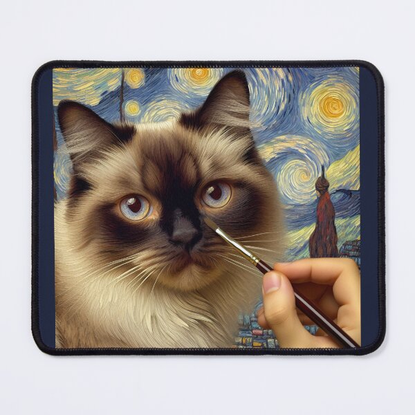 Item preview, Enchanting Tonkinese Strokes designed and sold by BastKittyStore.