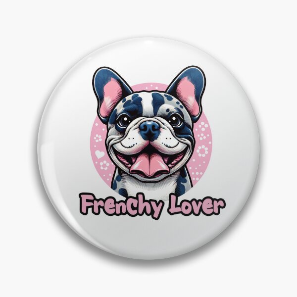 Item preview, Merle French Lover Pink designed and sold by DogArtGallery.