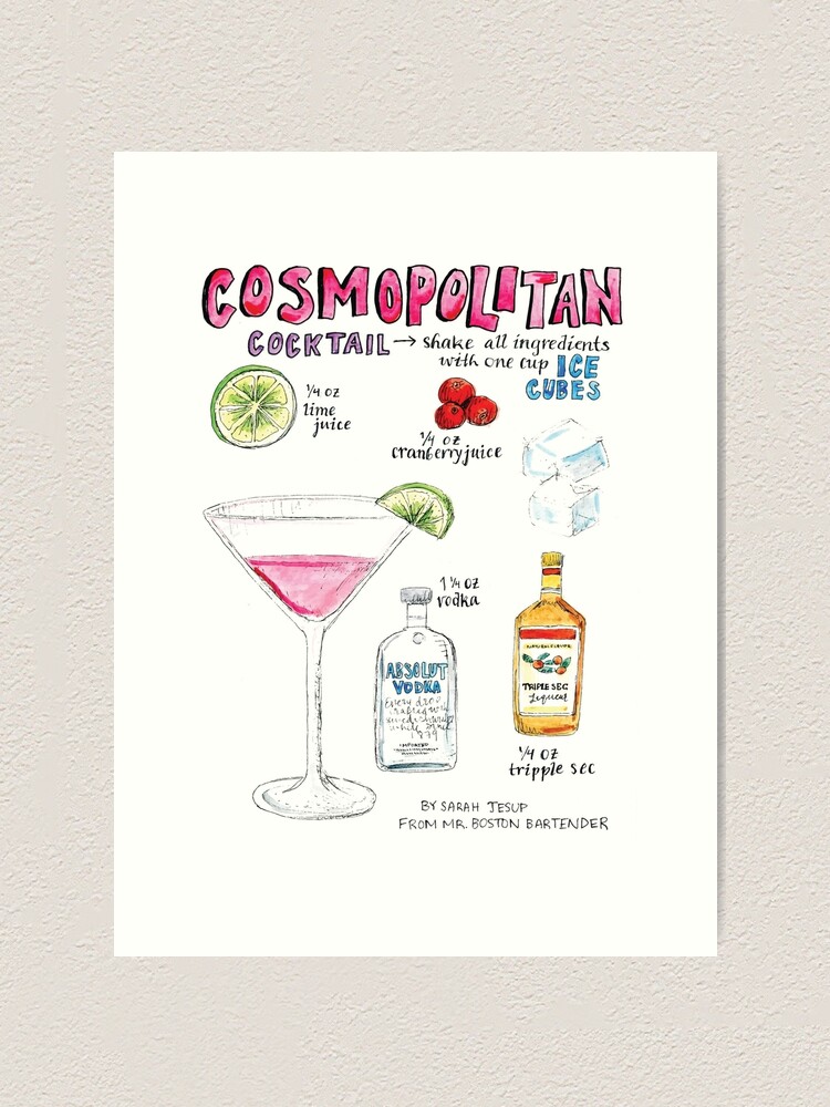 Cosmopolitan Glass Dimensions & Drawings