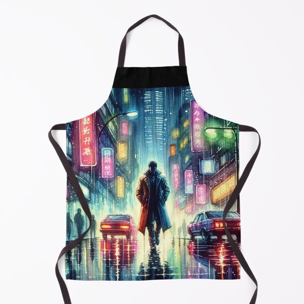 Item preview, Neo Noir Vintage Night Street Stranger [Watercolor] designed and sold by RESToRAPTOR.