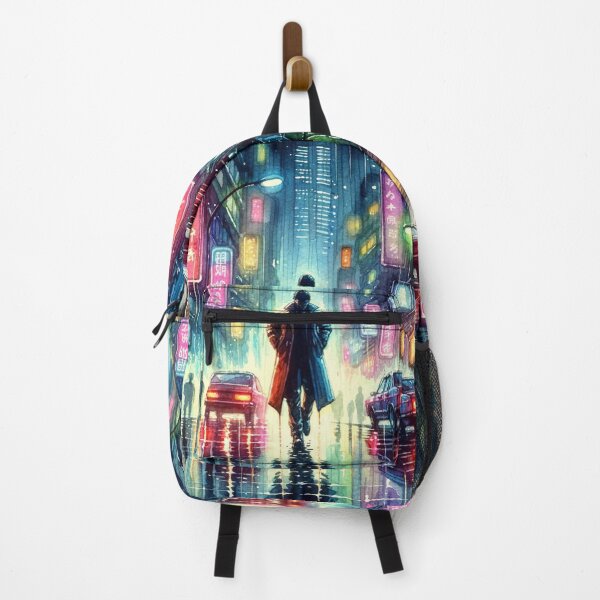 Item preview, Neo Noir Vintage Night Street Stranger [Watercolor] designed and sold by RESToRAPTOR.