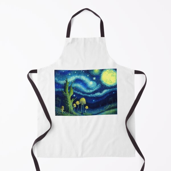 Item preview, Blue Starry Night - Magic Mushroom Forest #21 designed and sold by Scarlet Swan.