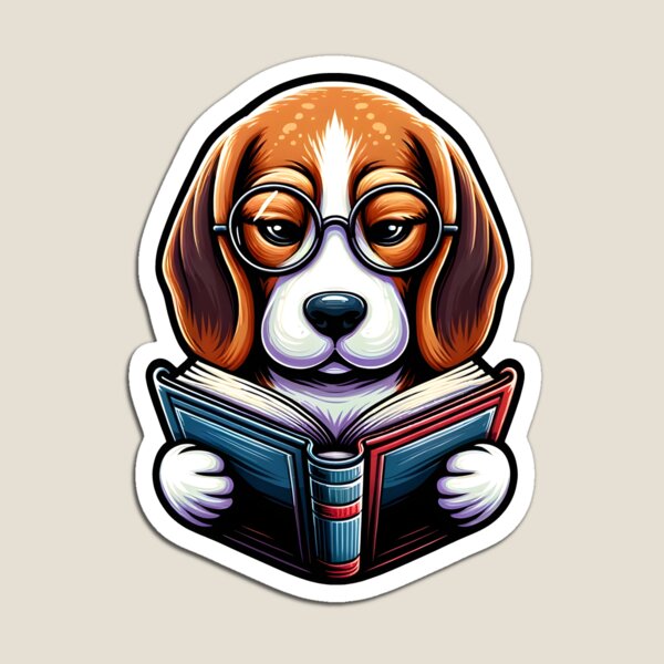 Item preview, Beagle Reading designed and sold by Truck Stop One.