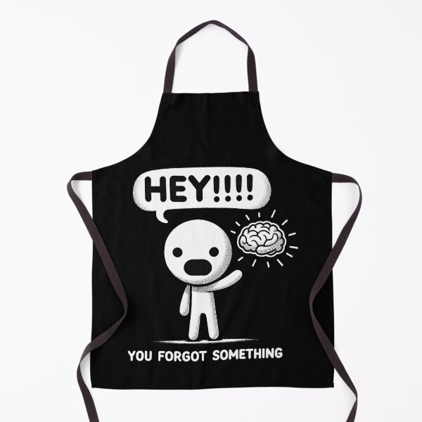 Item preview, Funny character With Brain - Didn't You Forget Something? T-Shirt designed and sold by MAPDDesigns.