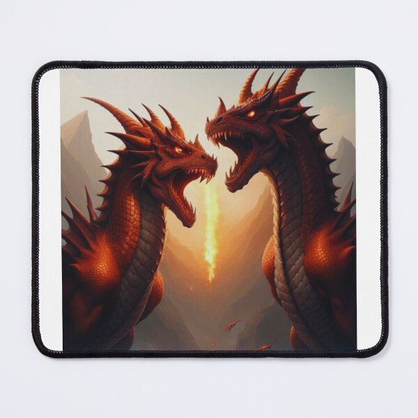 Item preview, Dueling Dragons designed and sold by TheBeachNiche.