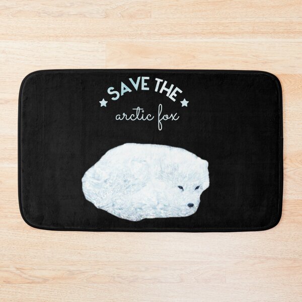 Item preview, Save the Arctic Fox (icey, glittery edition) designed and sold by asanaworld.