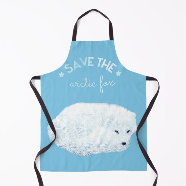 Item preview, Save the Arctic Fox (icey, glittery edition) designed and sold by asanaworld.