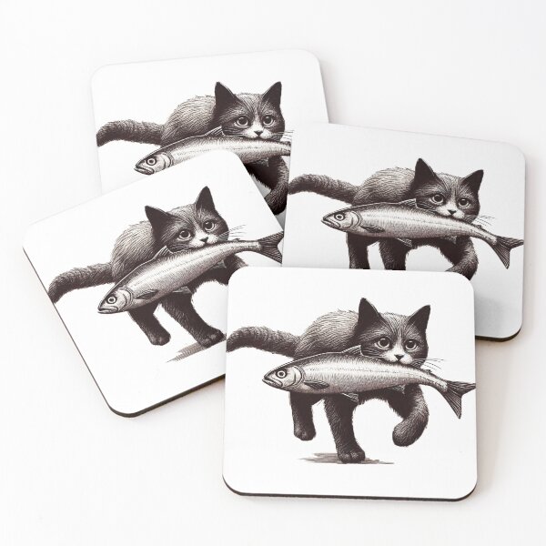 Item preview, Cat steals fish designed and sold by ItsClean.