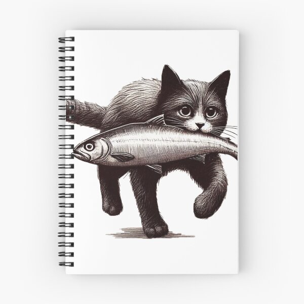 Item preview, Cat steals fish designed and sold by ItsClean.