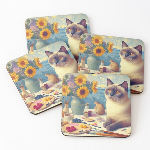 Item preview, Tonkinese Tapestry: Artistic Bliss designed and sold by BastKittyStore.