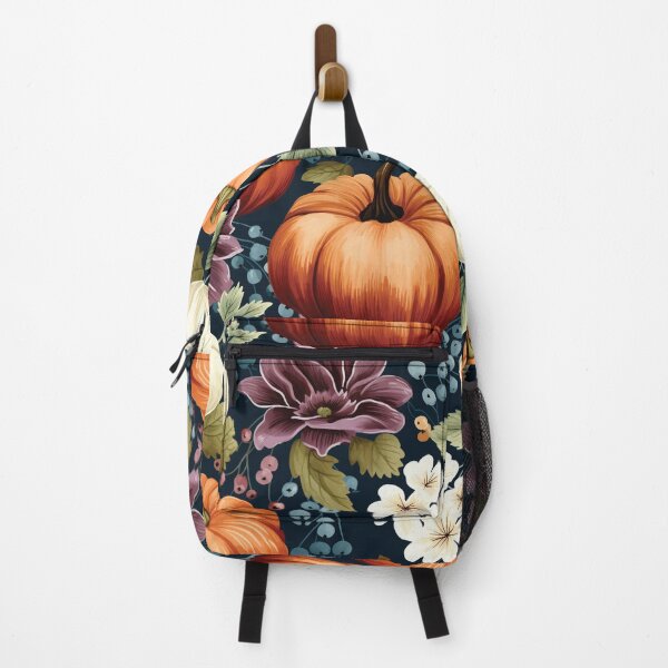Item preview, Pumpkins Floral designed and sold by FaeandMagpie.