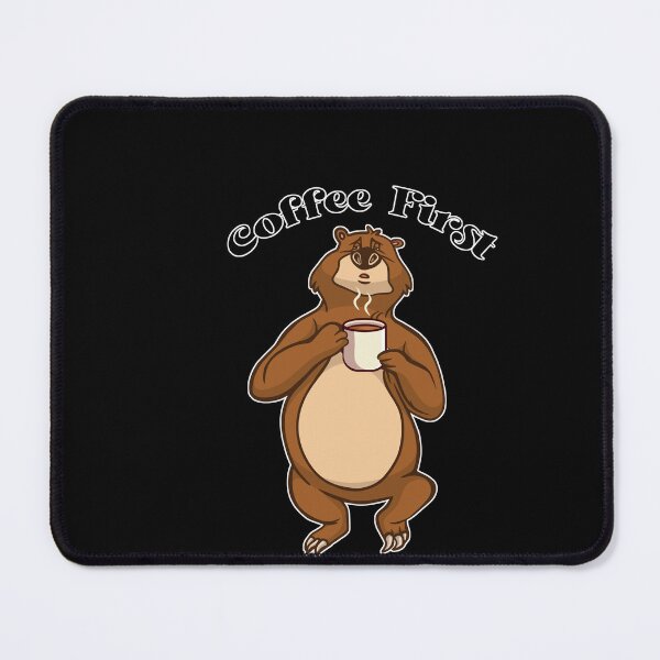 Item preview, Cute Coffee bear designed and sold by Whitetailcrafts.