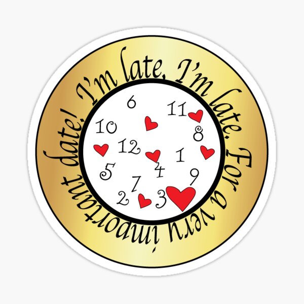 Item preview, Alice in Wonderland Clock designed and sold by Maakenzee.