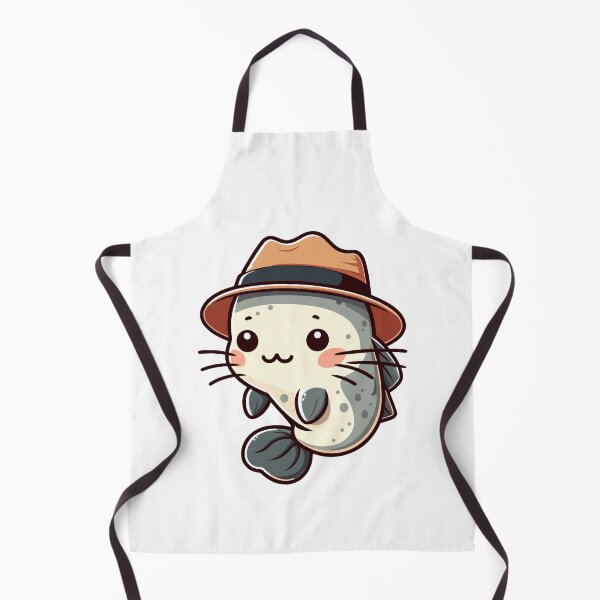Item preview, Cool Catfish in Hat designed and sold by ArtfulWeave.