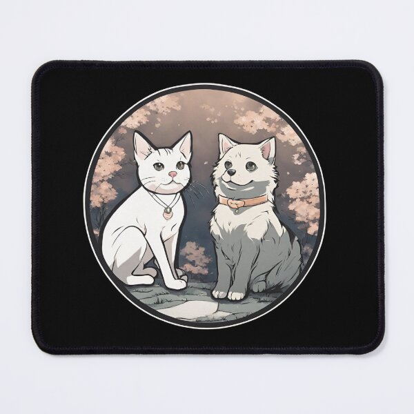 Item preview, Anime-style dog and cat designed and sold by MollyPetDesigns.