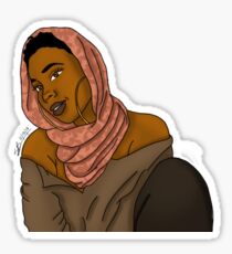 Kopftuch Königin Sticker