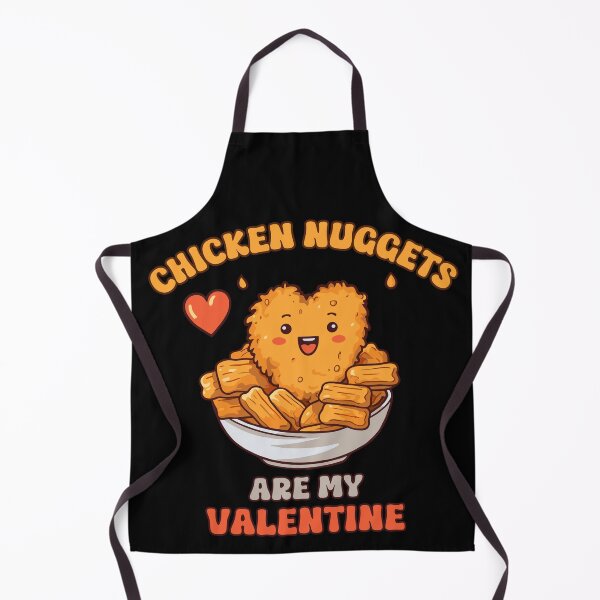 Item preview, Chicken Nuggets Are My Valentine designed and sold by DominDesigns.