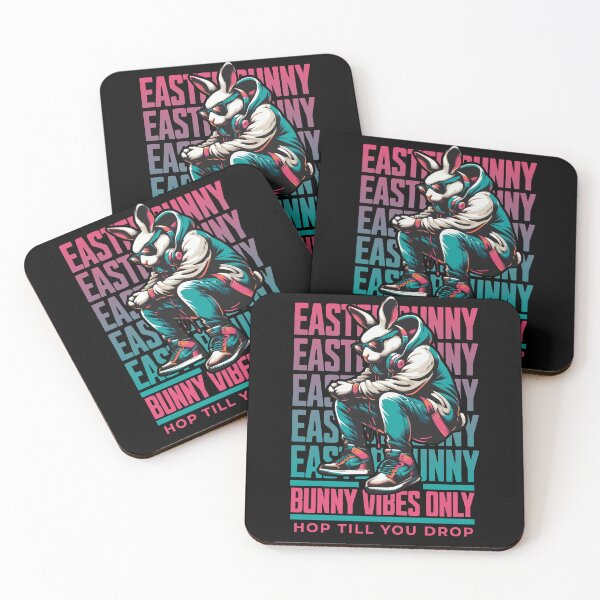 Item preview, Easter Streetwear 'Bunny Vibes Only' Urban Hipster Tee designed and sold by Soulful Stash .