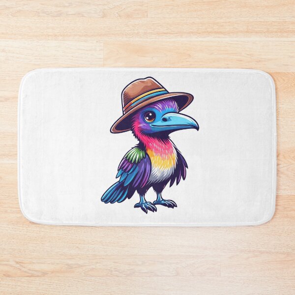 Item preview, Cool Cassowary in Hat designed and sold by ArtfulWeave.