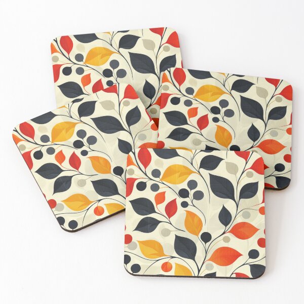 Item preview, Autumn Elegance Leaf Pattern designed and sold by ColorfulVanilla.