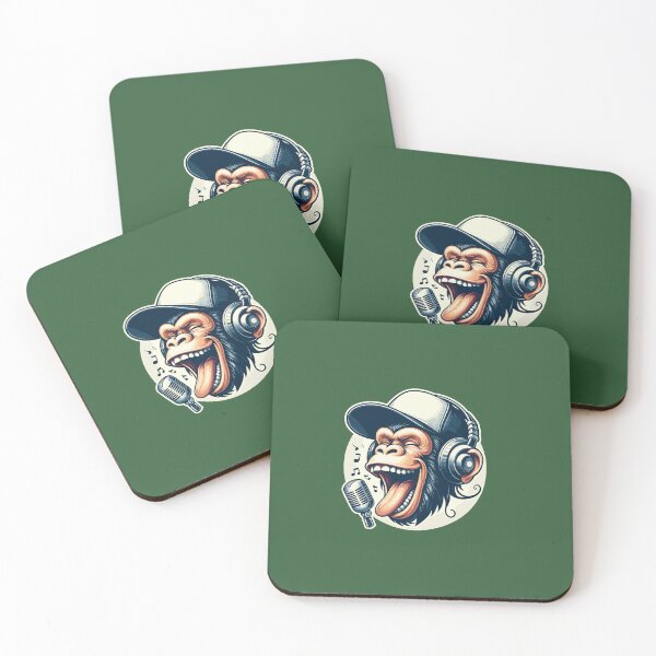 Item preview, SING SING SING - Monkey with headphones designed and sold by netrok.