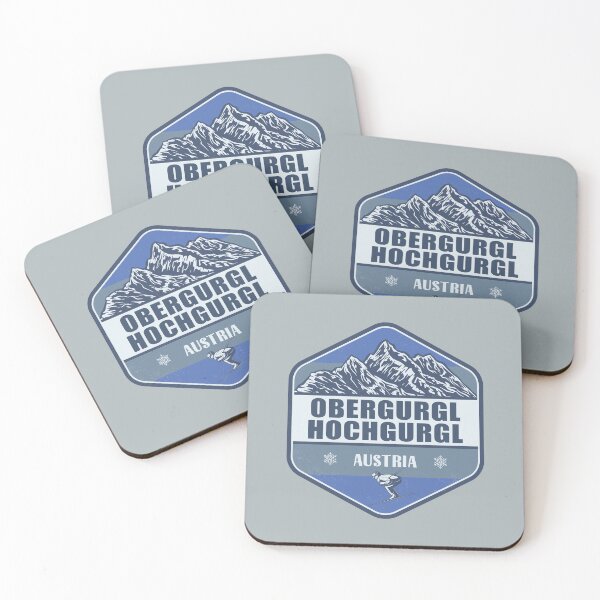 Item preview, Obergurgl-Hochgurgl Austria Vintage Winter Skiing Design designed and sold by CynthiaGraphics.