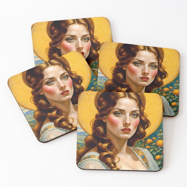Item preview, Beautiful girl in the orange grove designed and sold by filusattila.