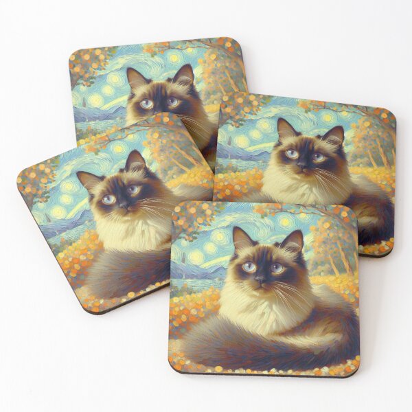 Item preview, Ethereal Tonkinese Harmony designed and sold by BastKittyStore.