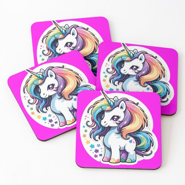 Item preview, Magical Rainbow Unicorn: Colorful illustration for magic lovers designed and sold by digistampdesign.