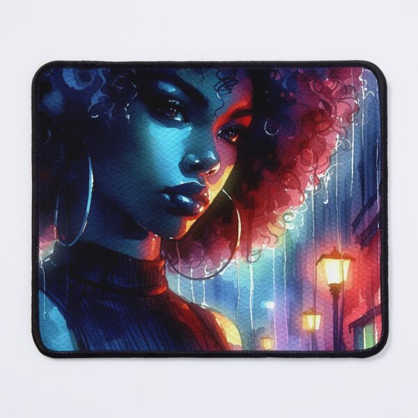 Item preview, Neo Noir Vintage Afro-American Girl [Watercolor] designed and sold by RESToRAPTOR.
