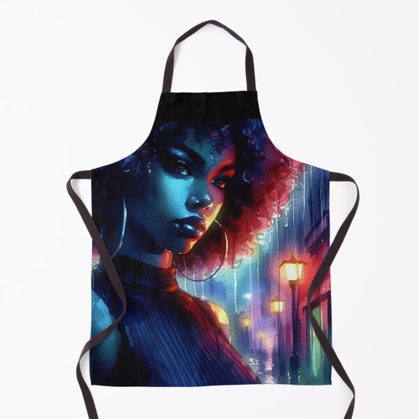 Item preview, Neo Noir Vintage Afro-American Girl [Watercolor] designed and sold by RESToRAPTOR.