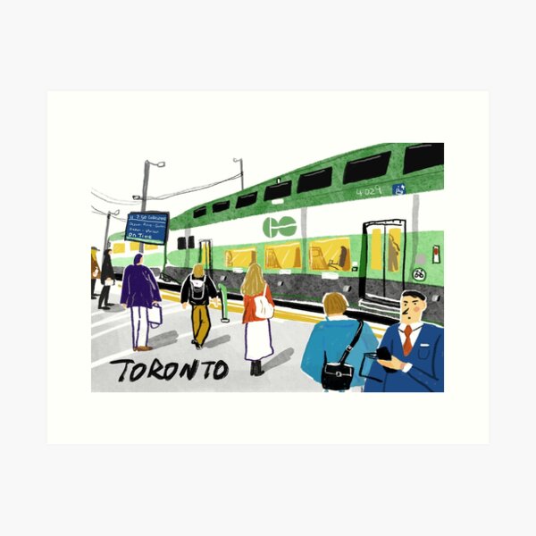 Item preview, Toronto Go Train designed and sold by joqiao.