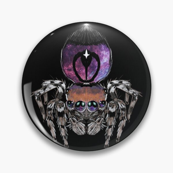Item preview, Cute Colourful peacock jumping spider designed and sold by AJPaint.