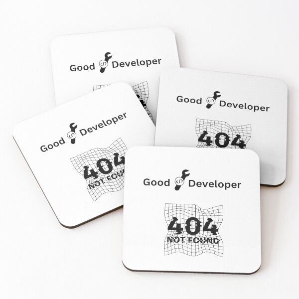Item preview, Good Developer 404 Not Found White designed and sold by Totalove.