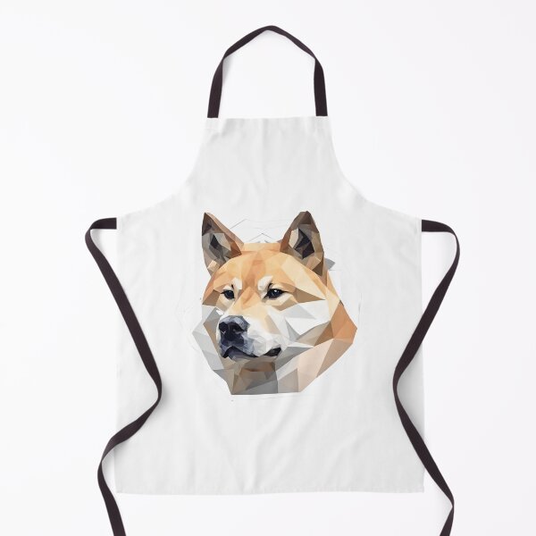 Item preview, Akita in geometric style designed and sold by MollyPetDesigns.