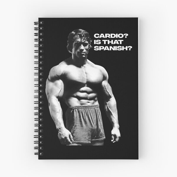 Item preview, Cardio? is that Spanish? Arnold Schwarzenegger Fan art designed and sold by HuzaifaNaveedh.