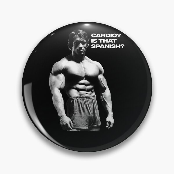 Item preview, Cardio? is that Spanish? Arnold Schwarzenegger Fan art designed and sold by HuzaifaNaveedh.